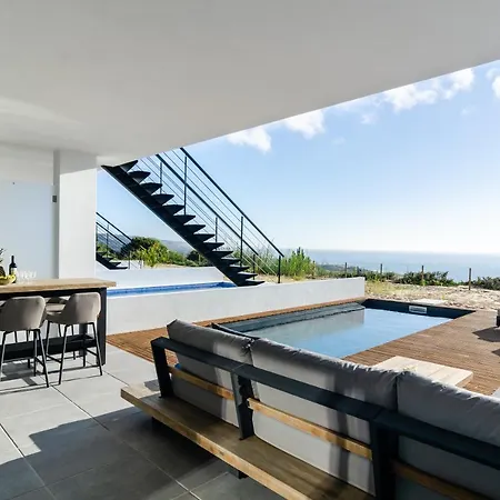 Ocean Views - New Private With Pool & Sea Views * ナザレ
